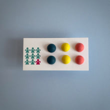 Load image into Gallery viewer, Trio of zero-waste Jesmonite earrings