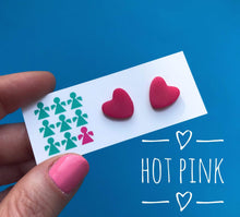 Load image into Gallery viewer, Nine Angels Heart stud earrings