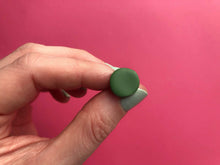 Load image into Gallery viewer, Nine Angels Khaki circle earrings