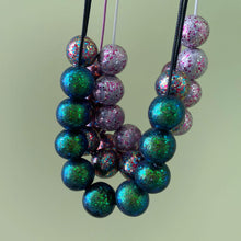 Load image into Gallery viewer, Nine Angels Mermaid green glitter sparkly necklace