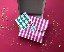 Load image into Gallery viewer, Nine Angels Neon pink square earrings