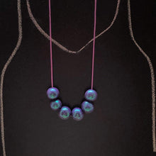 Load image into Gallery viewer, Nine Angels Purple sparkly necklace