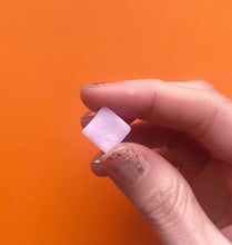 Load image into Gallery viewer, Nine Angels Square pastel pink earrings