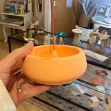 Load image into Gallery viewer, Seconds - orange Jesmonite incense holder