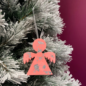 Neon Angel tree decoration