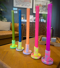 Load image into Gallery viewer, Neon candle holders - set of 3 S/M/L