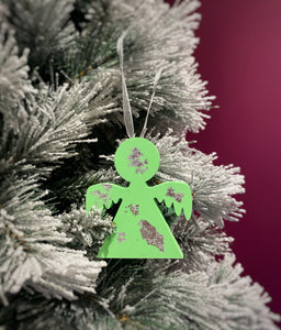 Neon Angel tree decoration