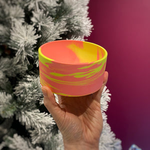 Neon curved bowl