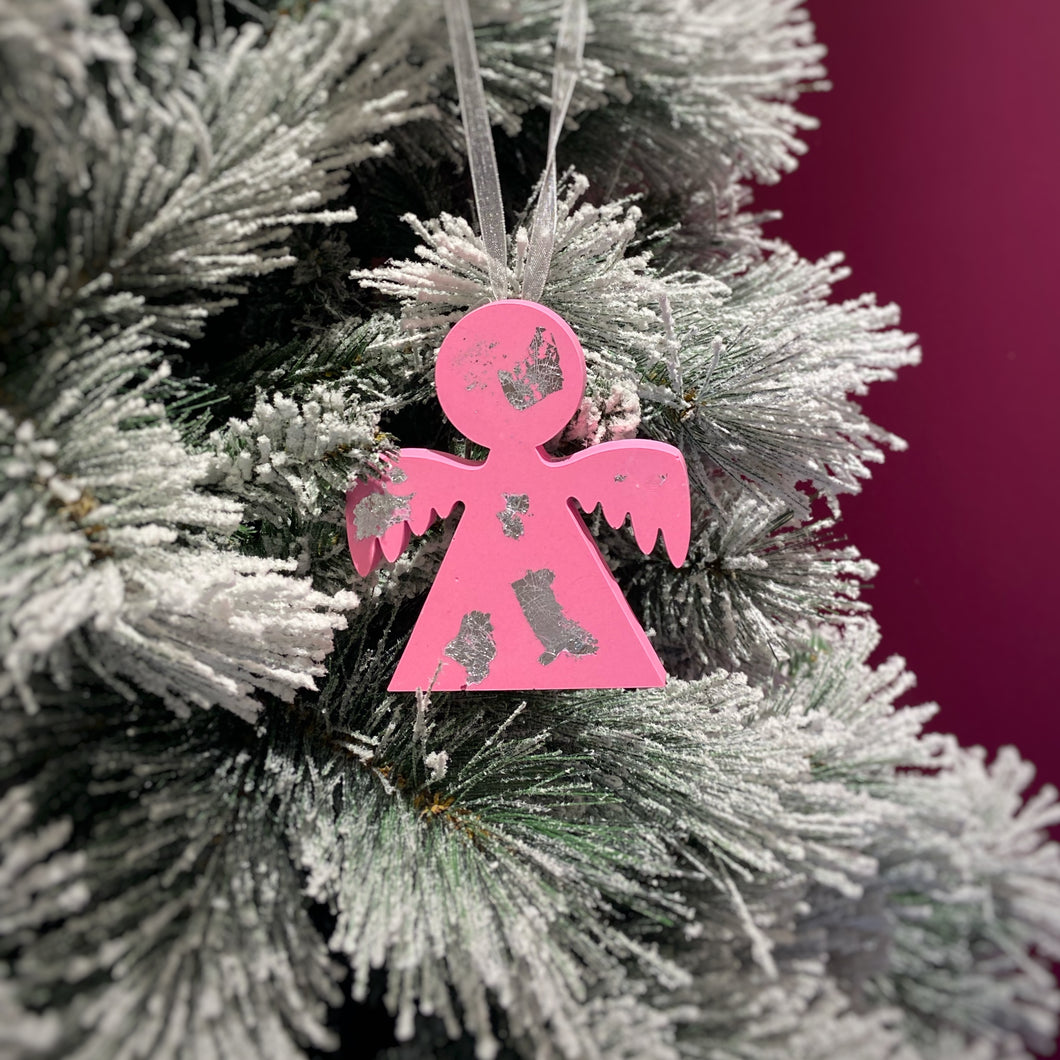 Neon Angel tree decoration