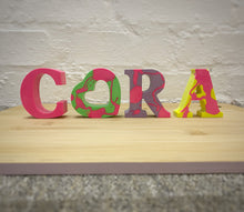 Load image into Gallery viewer, Neon Jesmonite letters - Pick your colours!