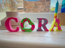 Load image into Gallery viewer, Neon Jesmonite letters - Pick your colours!
