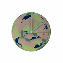 Load image into Gallery viewer, Wall clock - marbled, white hands