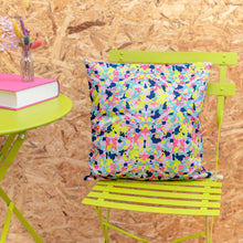 Load image into Gallery viewer, Large multi-coloured cushion cover