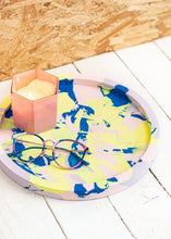 Load image into Gallery viewer, Neon XL round tray