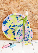 Load image into Gallery viewer, Neon XL round tray