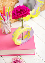Load image into Gallery viewer, Neon oval test tube vase