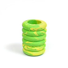 Load image into Gallery viewer, Neon Jesmonite 6-ring vase