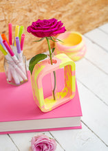 Load image into Gallery viewer, Neon rectangle test tube vase
