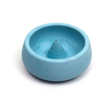Load image into Gallery viewer, Seconds - Neon blue Jesmonite incense holder