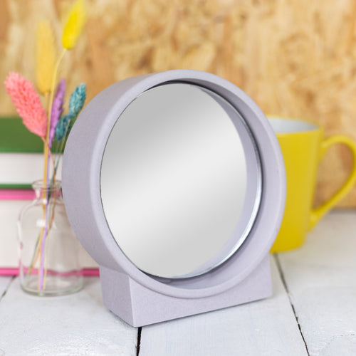 Lilac Jesmonite Mirror