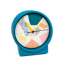 Load image into Gallery viewer, Broken Pieces Clock - teal stand