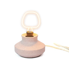 Load image into Gallery viewer, Jesmonite peach granite effect lamp