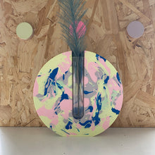 Load image into Gallery viewer, Colourful round jesmonite propagation vase