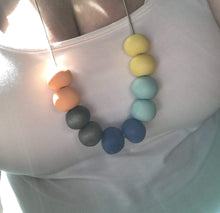 Load image into Gallery viewer, Nine Angels Cora clay bead necklace