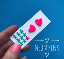 Load image into Gallery viewer, Nine Angels Heart stud earrings