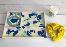 Load image into Gallery viewer, Nine Angels Marbled jesmonite desk/dressing table organiser