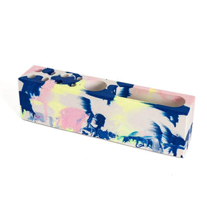 Nine Angels Marbled jesmonite desk organiser