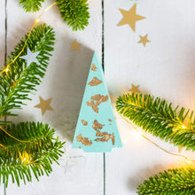 Load image into Gallery viewer, Nine Angels Pastel and gold leaf jesmonite Christmas tree ornaments