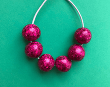 Load image into Gallery viewer, Nine Angels Pink sparkly necklace