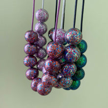 Load image into Gallery viewer, Nine Angels Rainbow glitter sparkly necklace