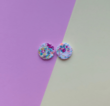 Load image into Gallery viewer, Nine Angels Sprinkles zero waste circle earrings