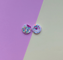 Load image into Gallery viewer, Nine Angels Sprinkles zero waste circle earrings